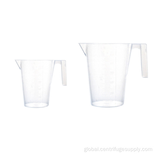  PP Measuring beakers with handle 1000ml Measuring  Plastic Beaker Supplier